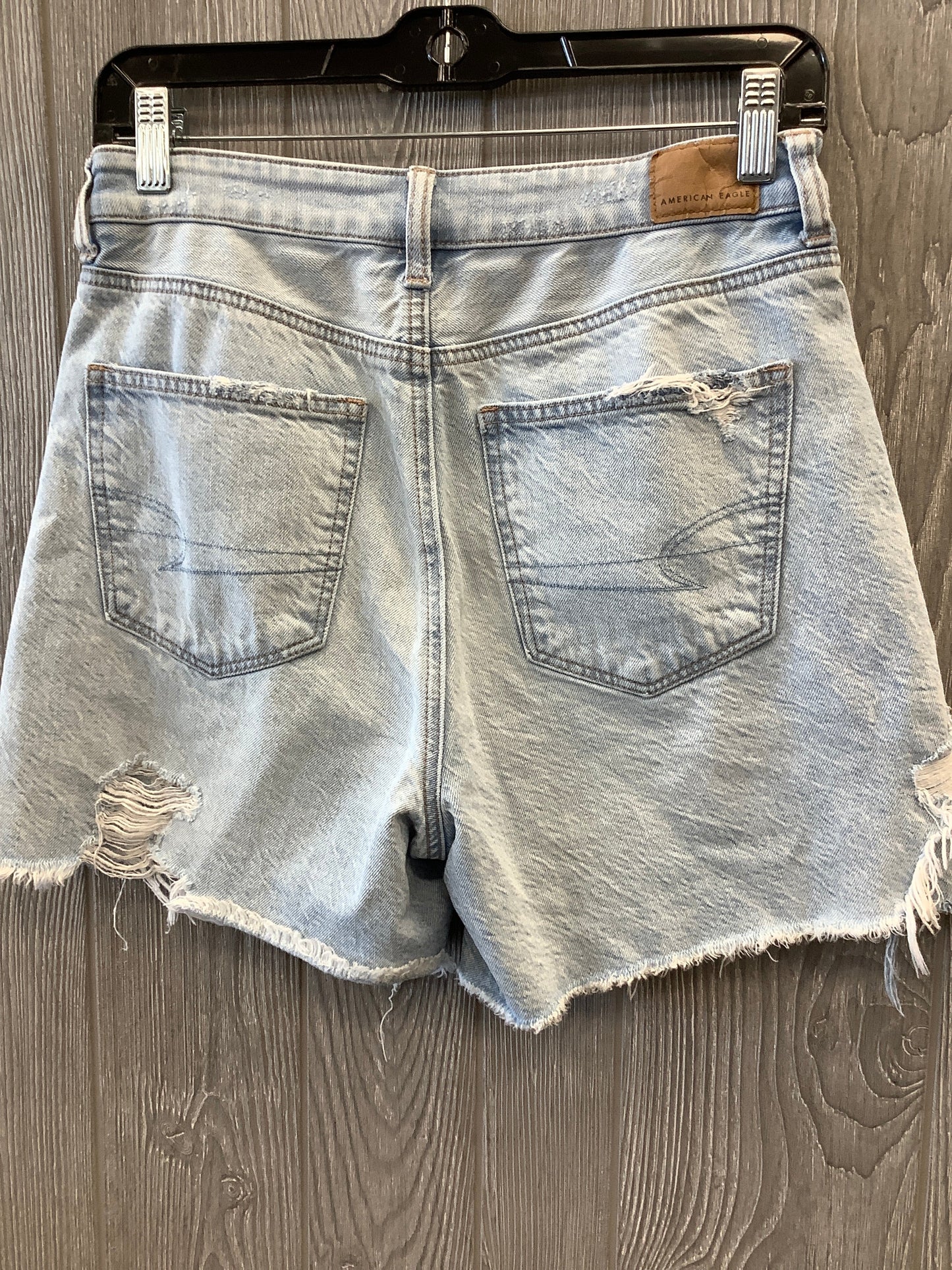 Shorts By American Eagle In Blue Denim, Size: 4