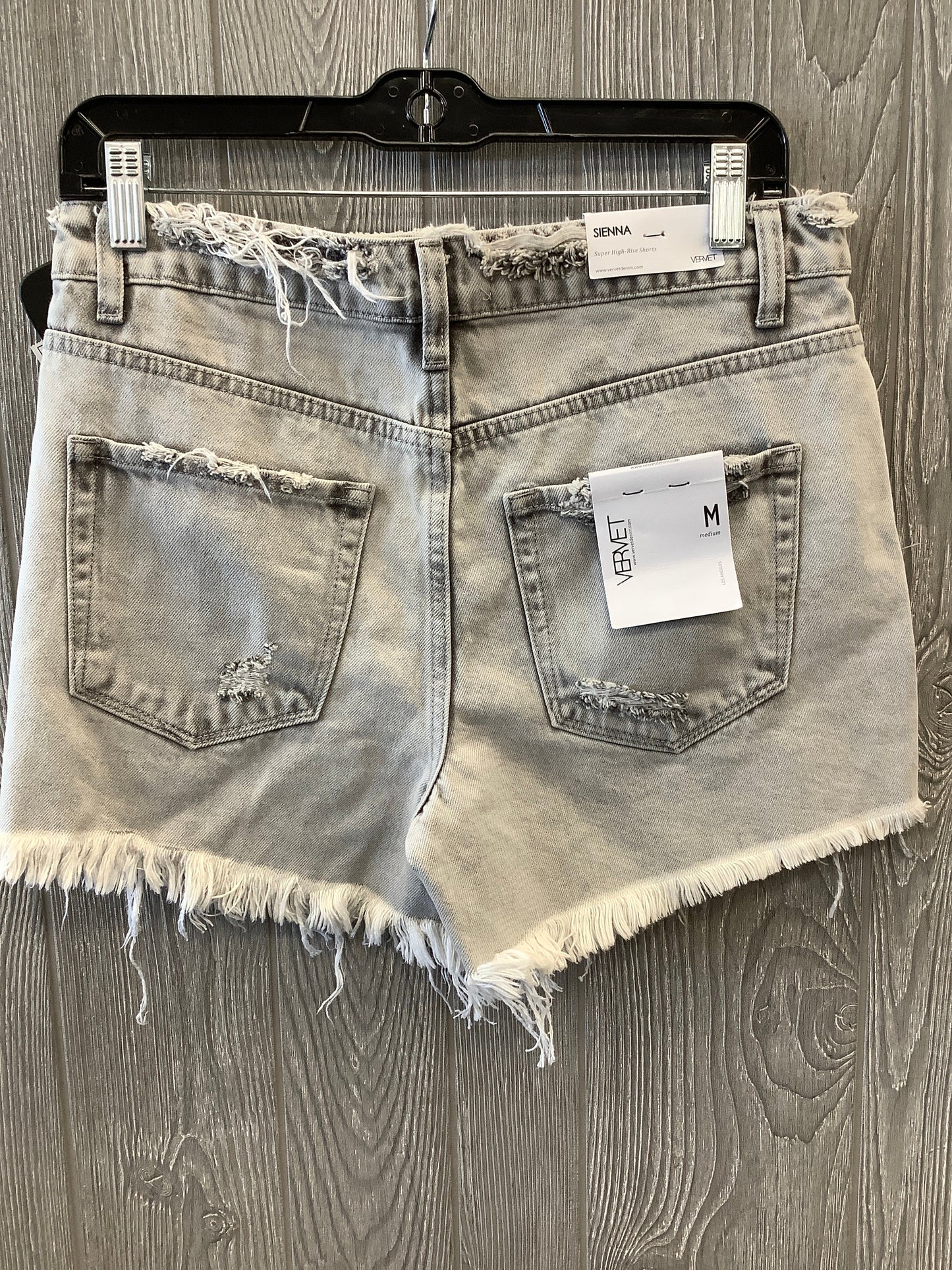 Shorts By Vervet In Grey Denim, Size: 8