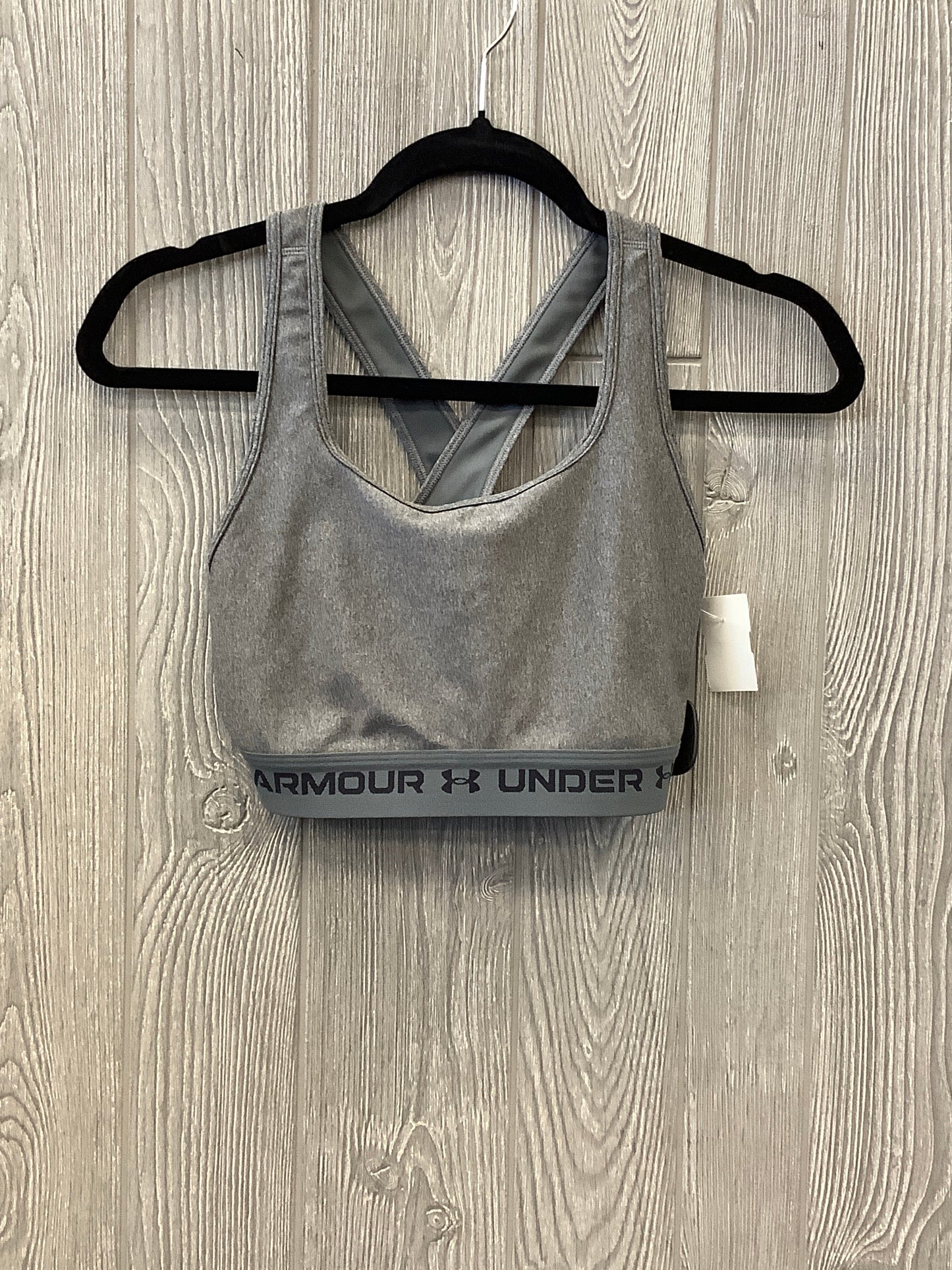 Athletic Bra By Under Armour In Grey, Size: L