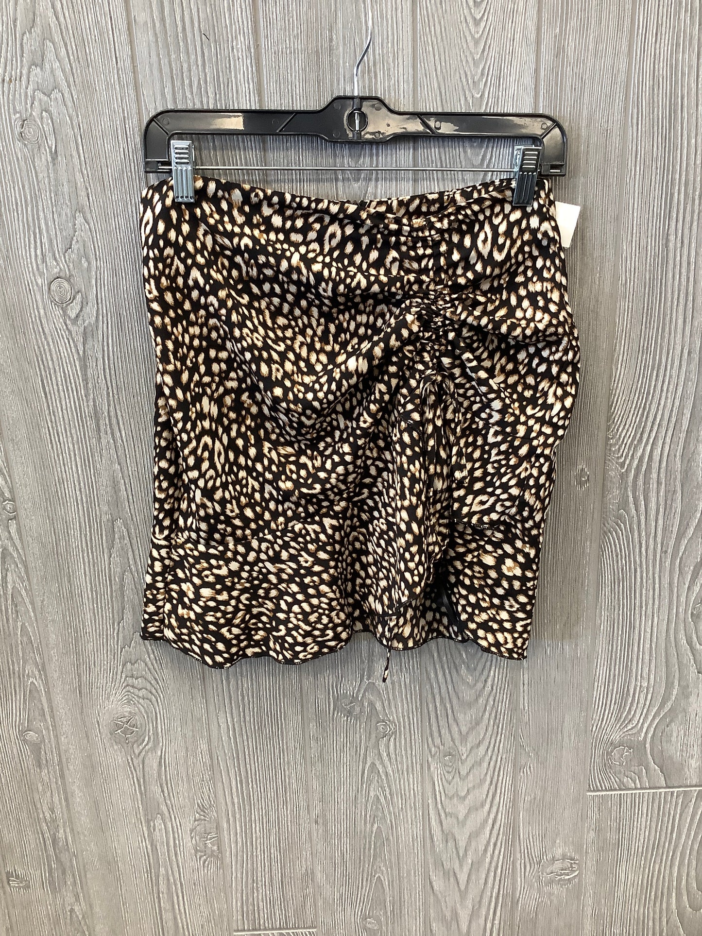 Skirt Mini & Short By Shein In Animal Print, Size: 8