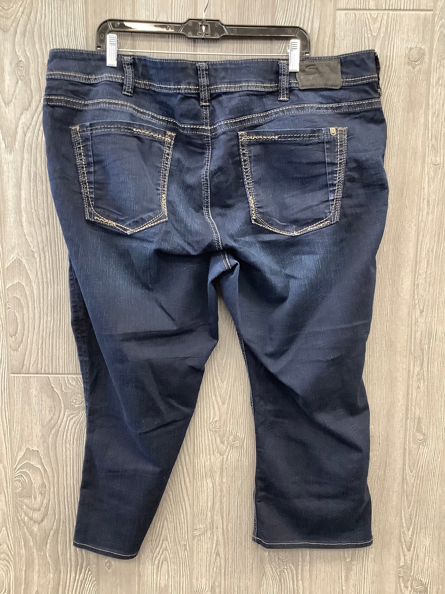 Capris By Silver In Blue Denim, Size: 24