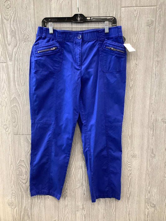 Capris By Chicos In Blue, Size: 10