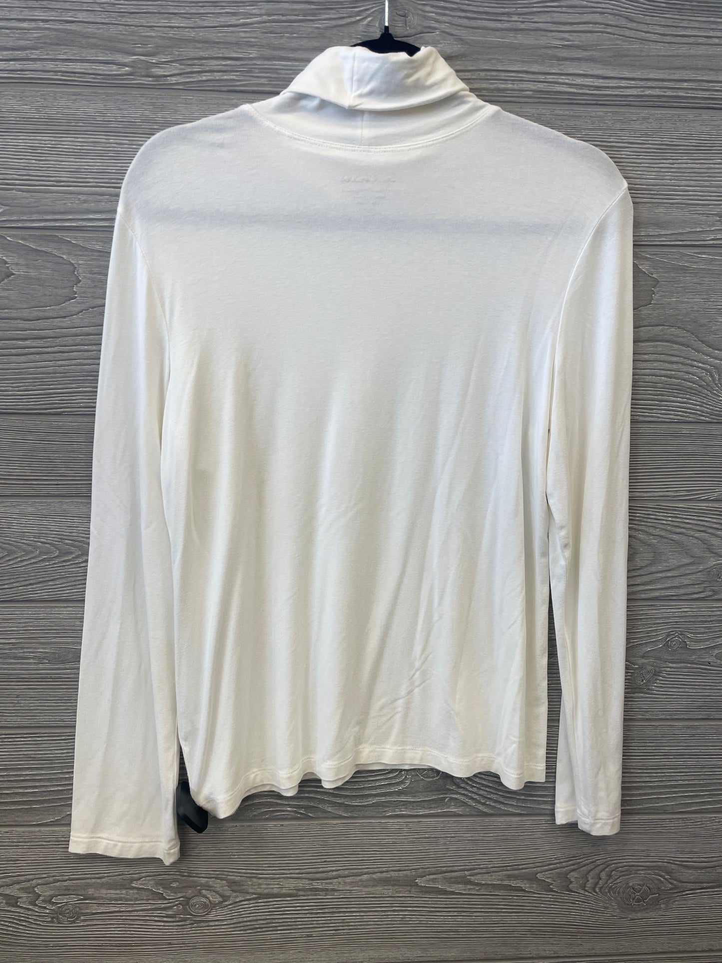 Top Long Sleeve Basic By Chicos In Cream, Size: M