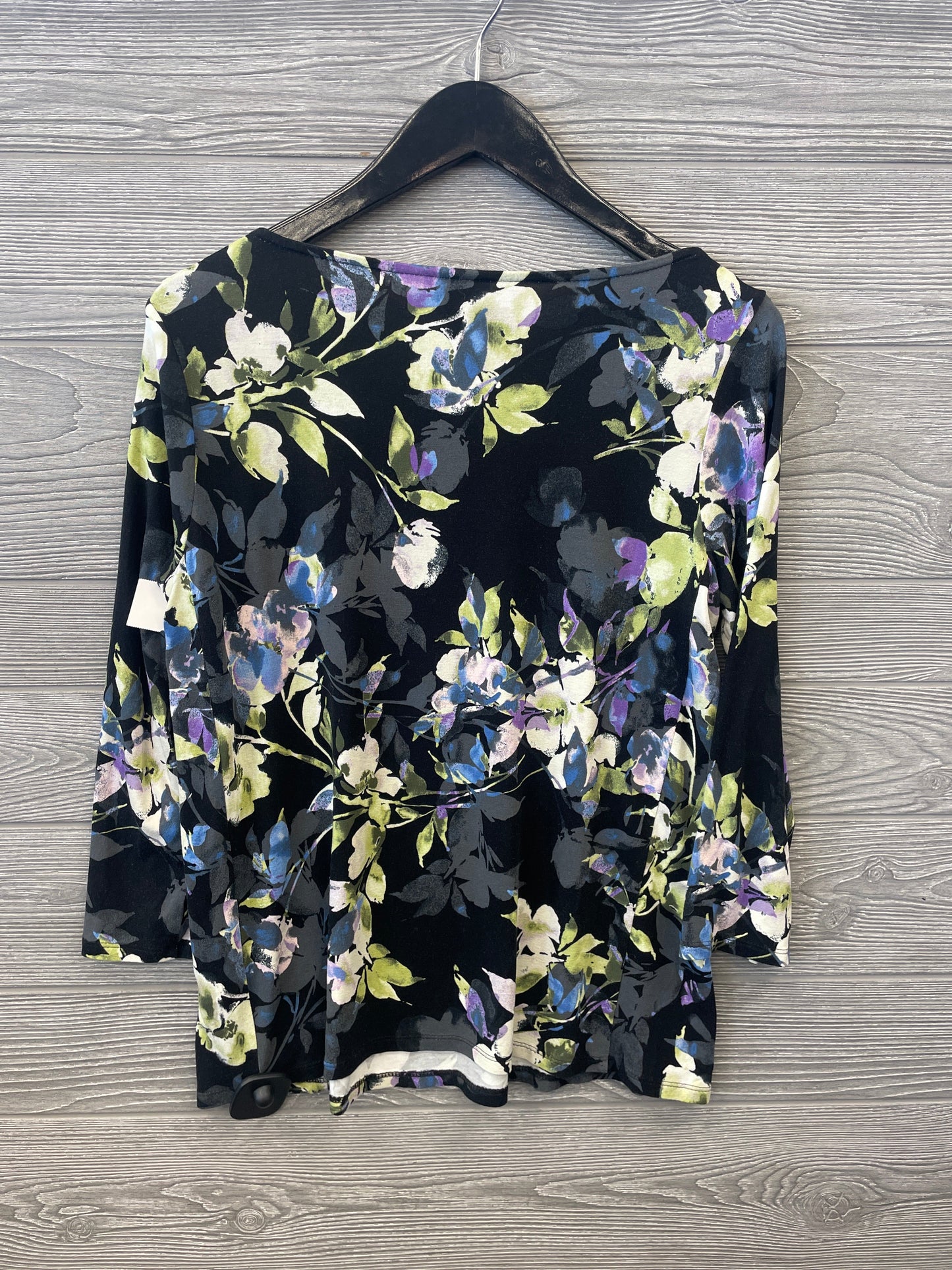 Top Long Sleeve By J. Jill In Floral Print, Size: S