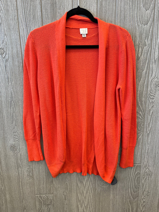 Cardigan By A New Day In Orange, Size: Xl