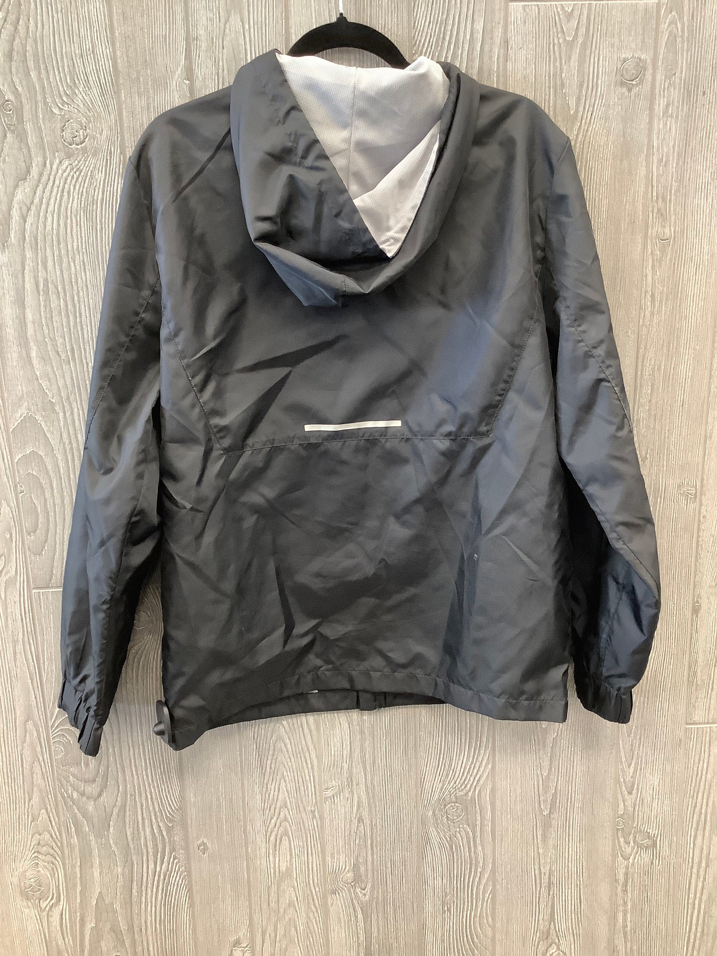 Jacket Windbreaker By Reebok In Black, Size: M