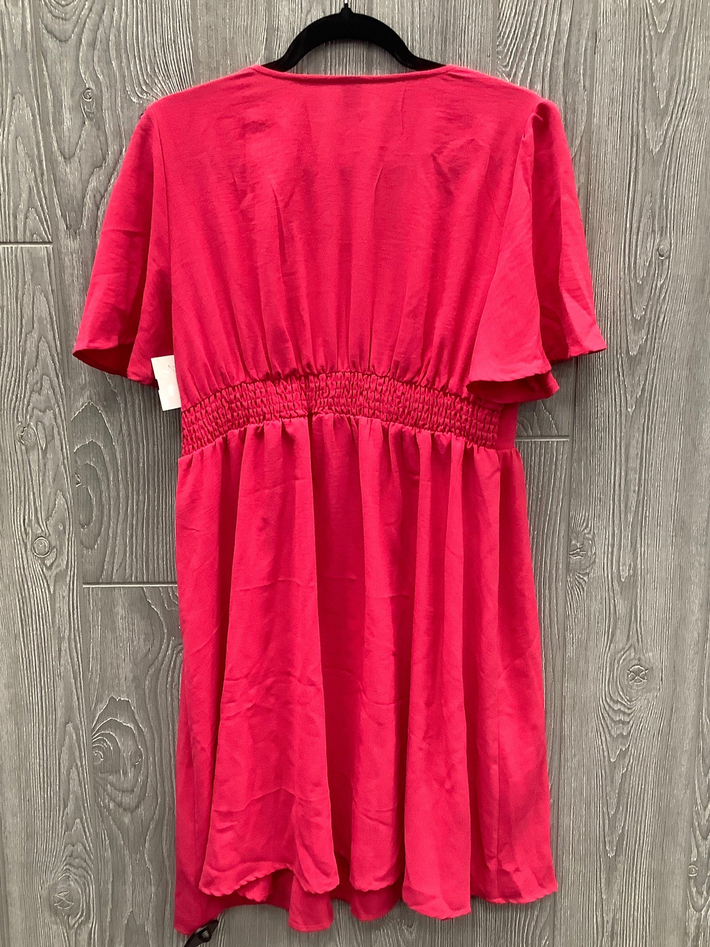 Dress Casual Midi By Shein In Pink, Size: L