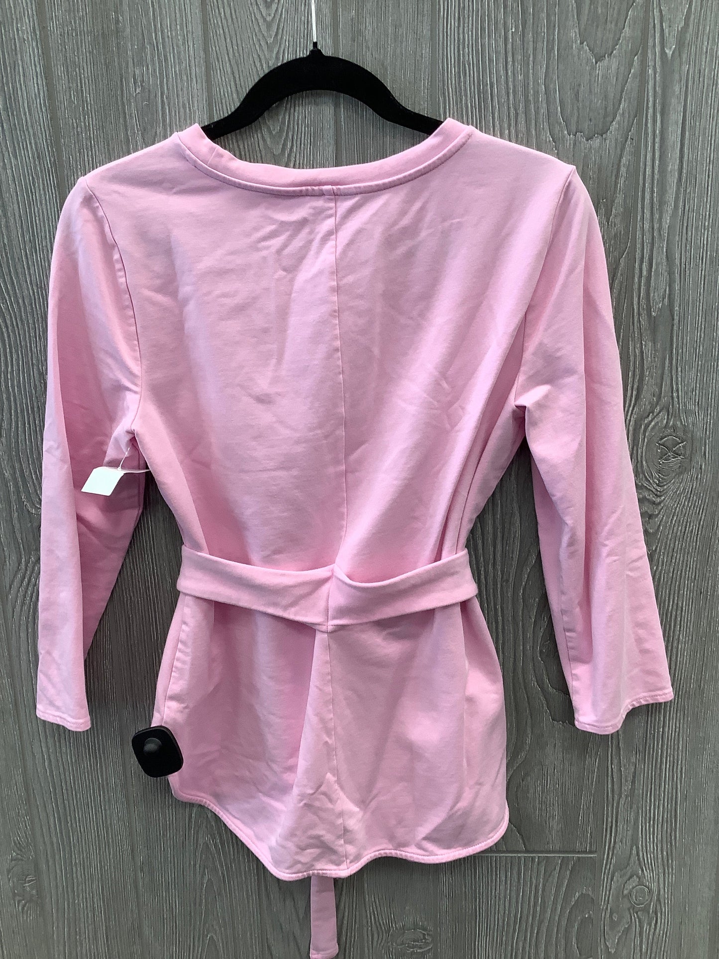 Top Long Sleeve By Ann Taylor In Pink, Size: S