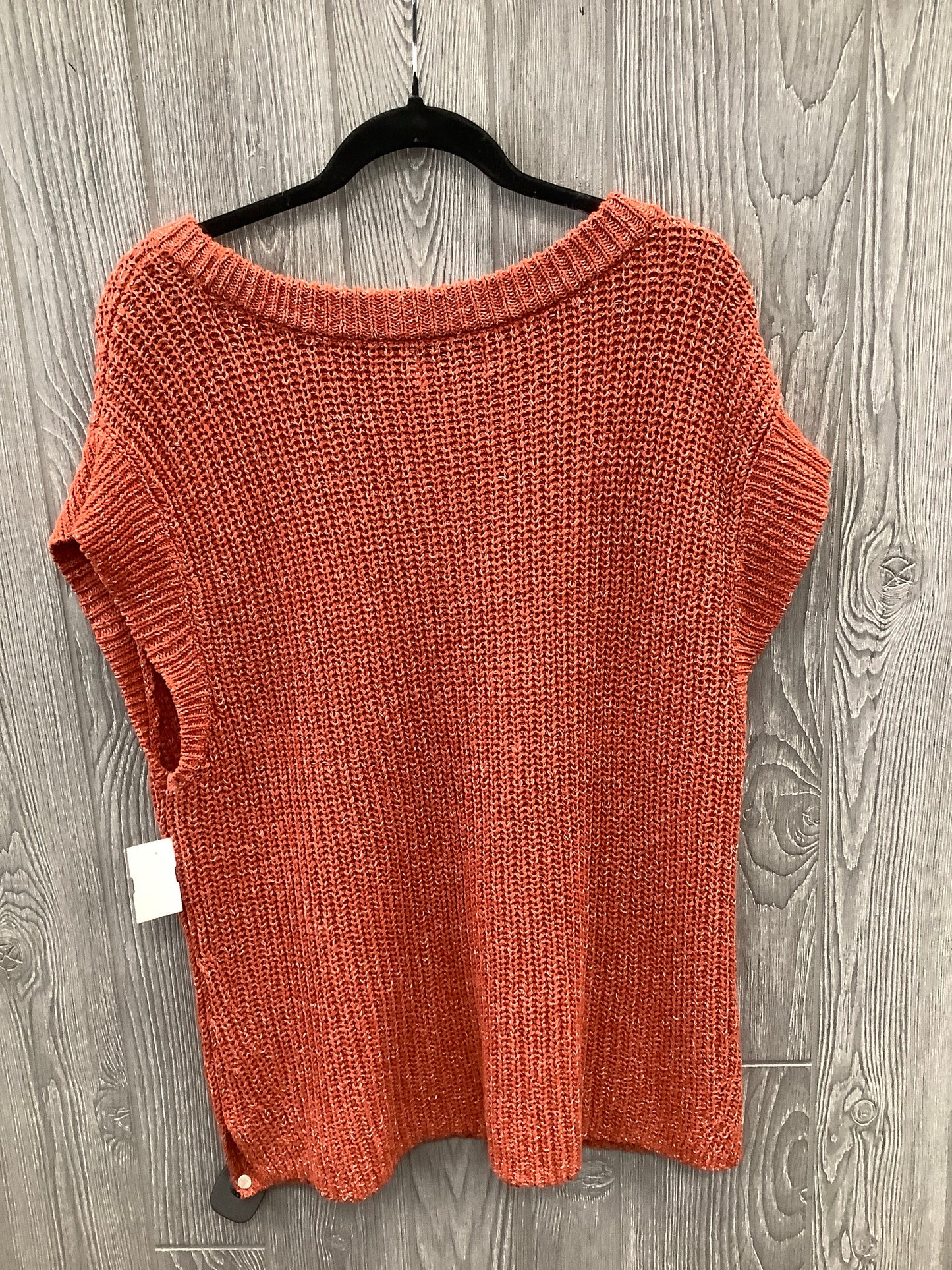 Sweater Short Sleeve By Old Navy In Orange, Size: L