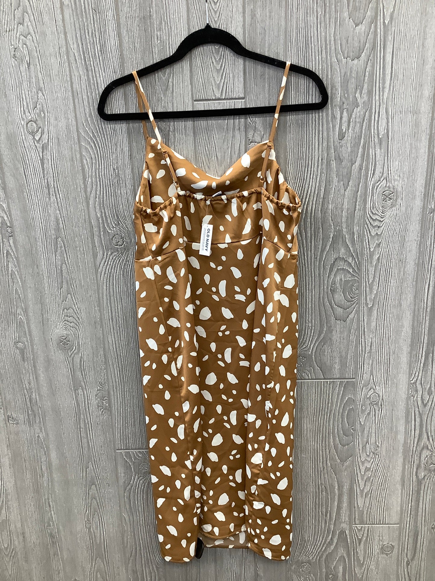 Dress Casual Midi By Old Navy In Bronze, Size: Sp