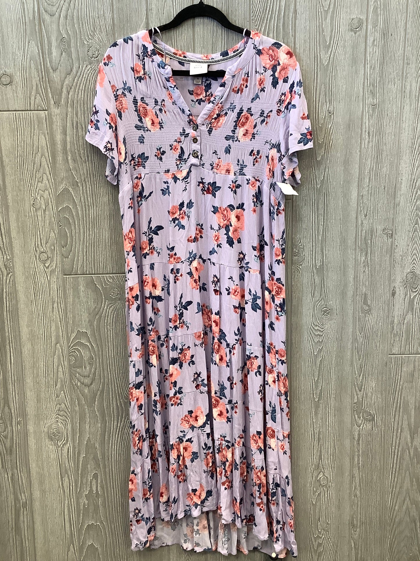 Dress Casual Maxi By Knox Rose In Purple, Size: M