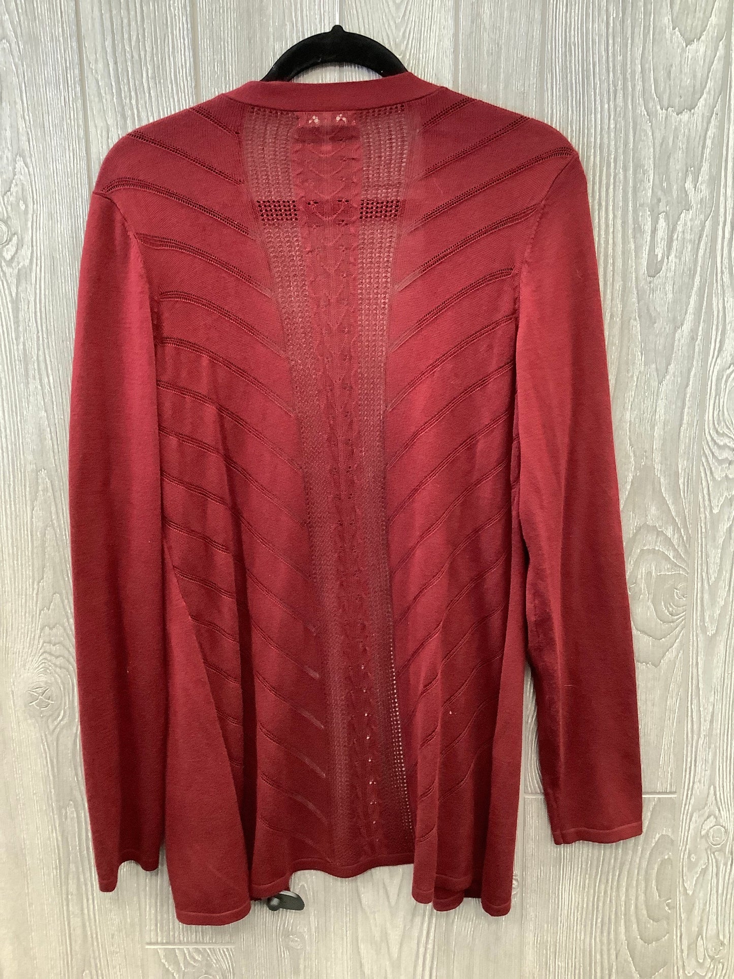 Cardigan By Maurices In Red, Size: L