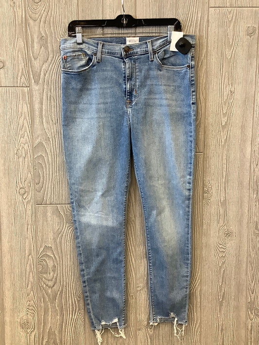 Jeans Skinny By Hudson In Blue Denim, Size: 14