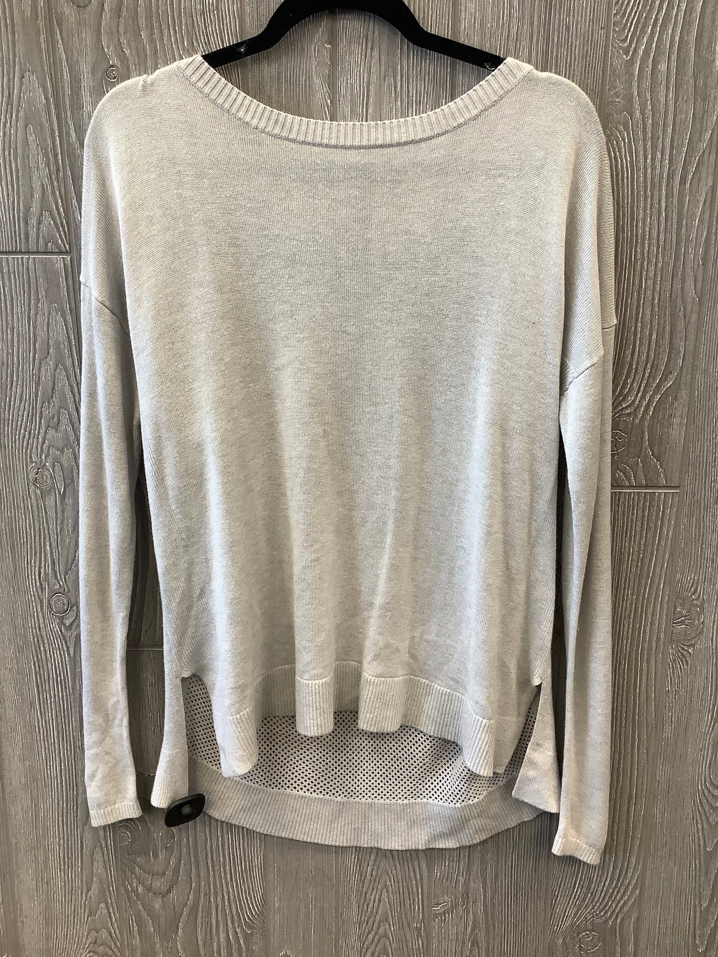 Top Long Sleeve By Lululemon In Grey, Size: 10