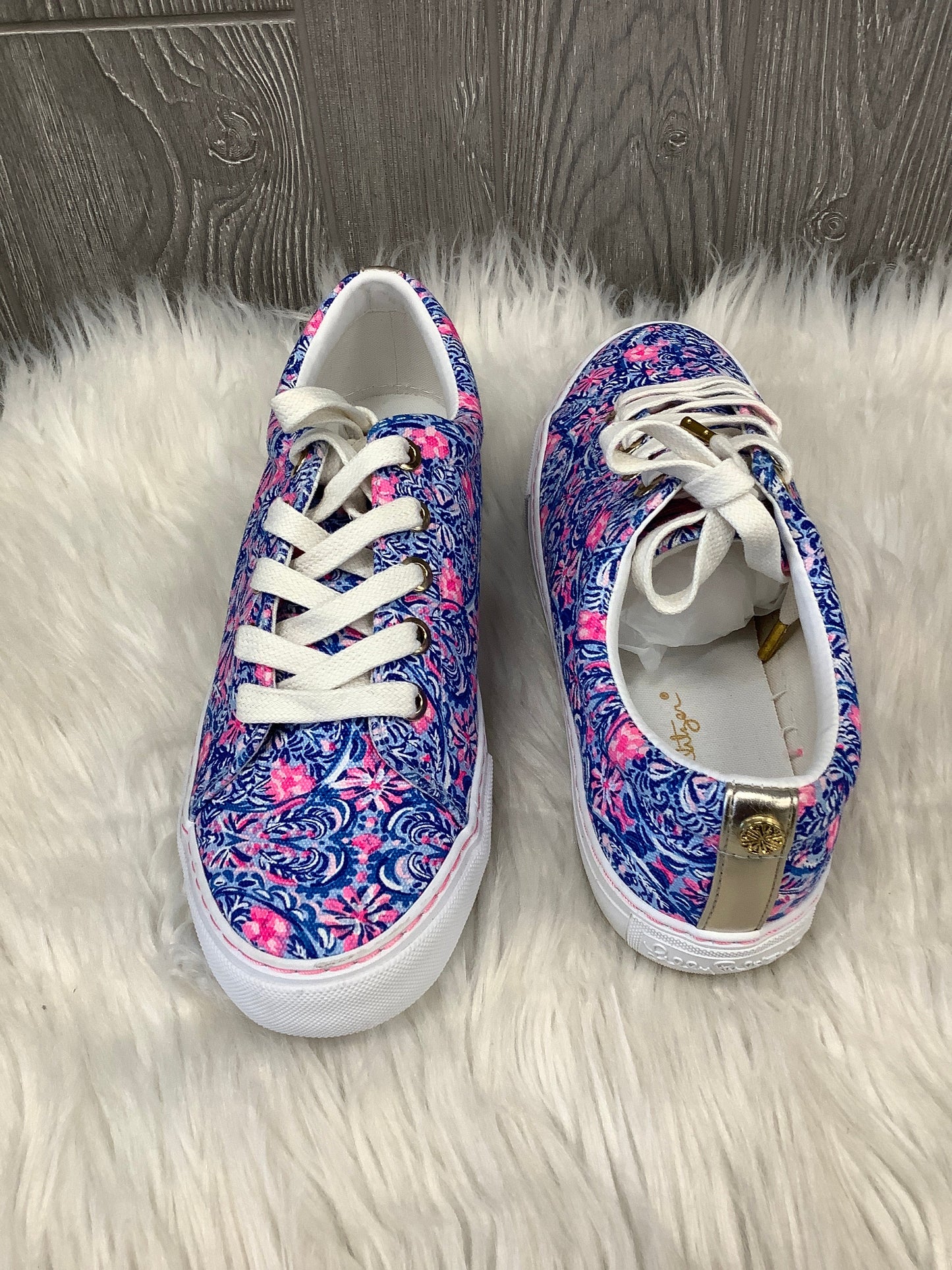 Shoes Designer By Lilly Pulitzer In Blue, Size: 7