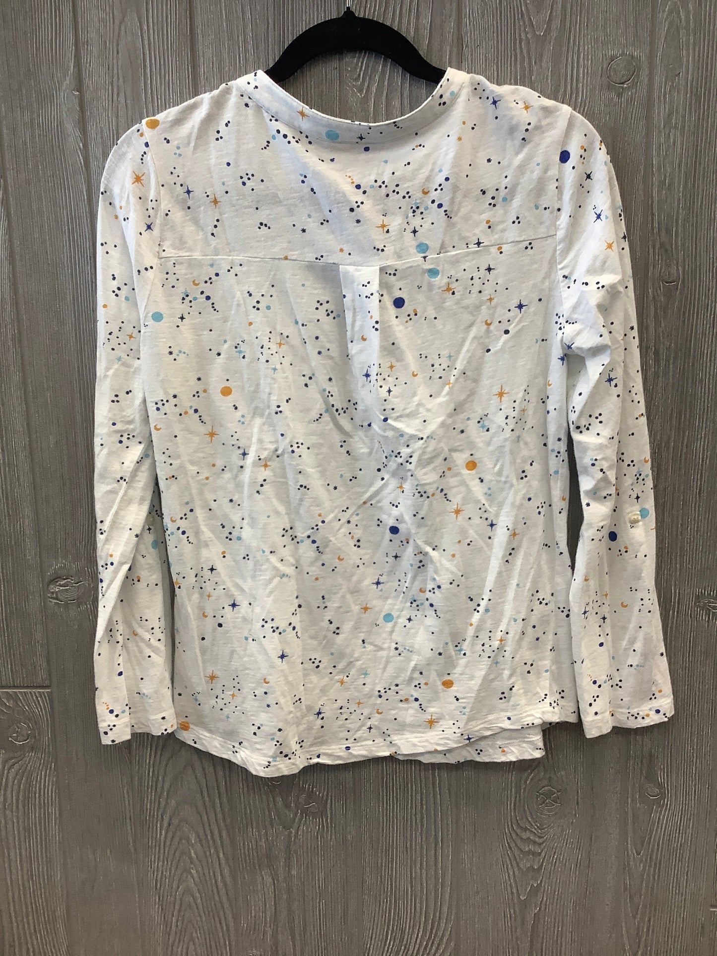 Top Long Sleeve By Style And Company In White, Size: M