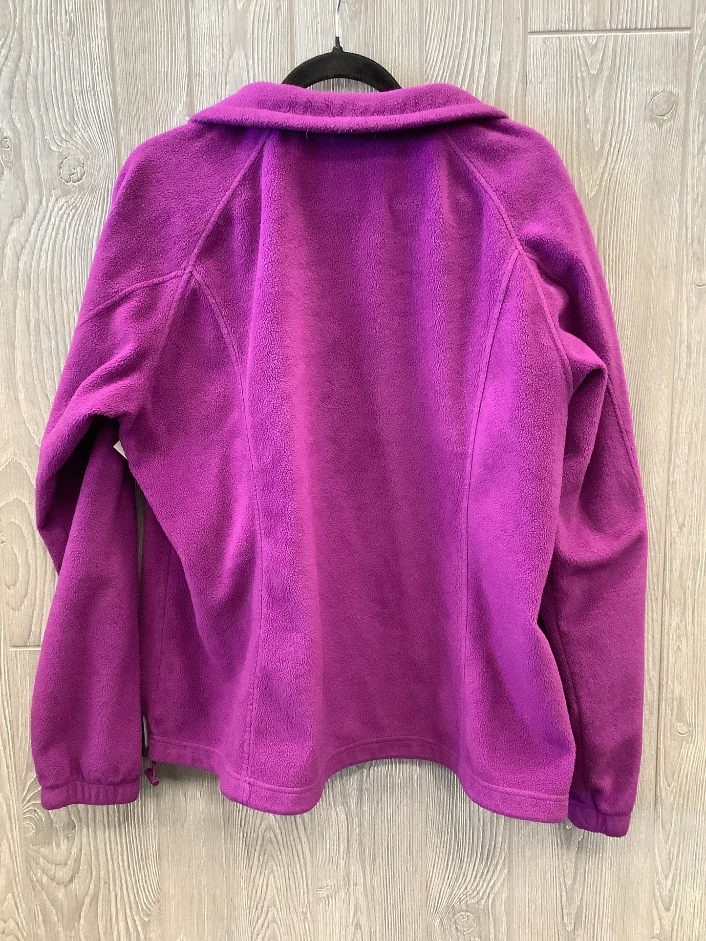 Jacket Fleece By Columbia In Purple, Size: Xxl