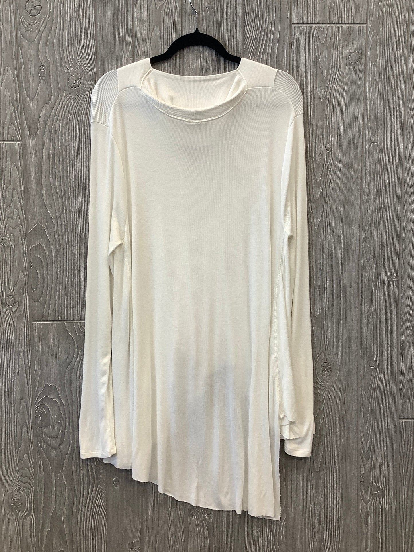 Blouse Long Sleeve By Free People In White, Size: L