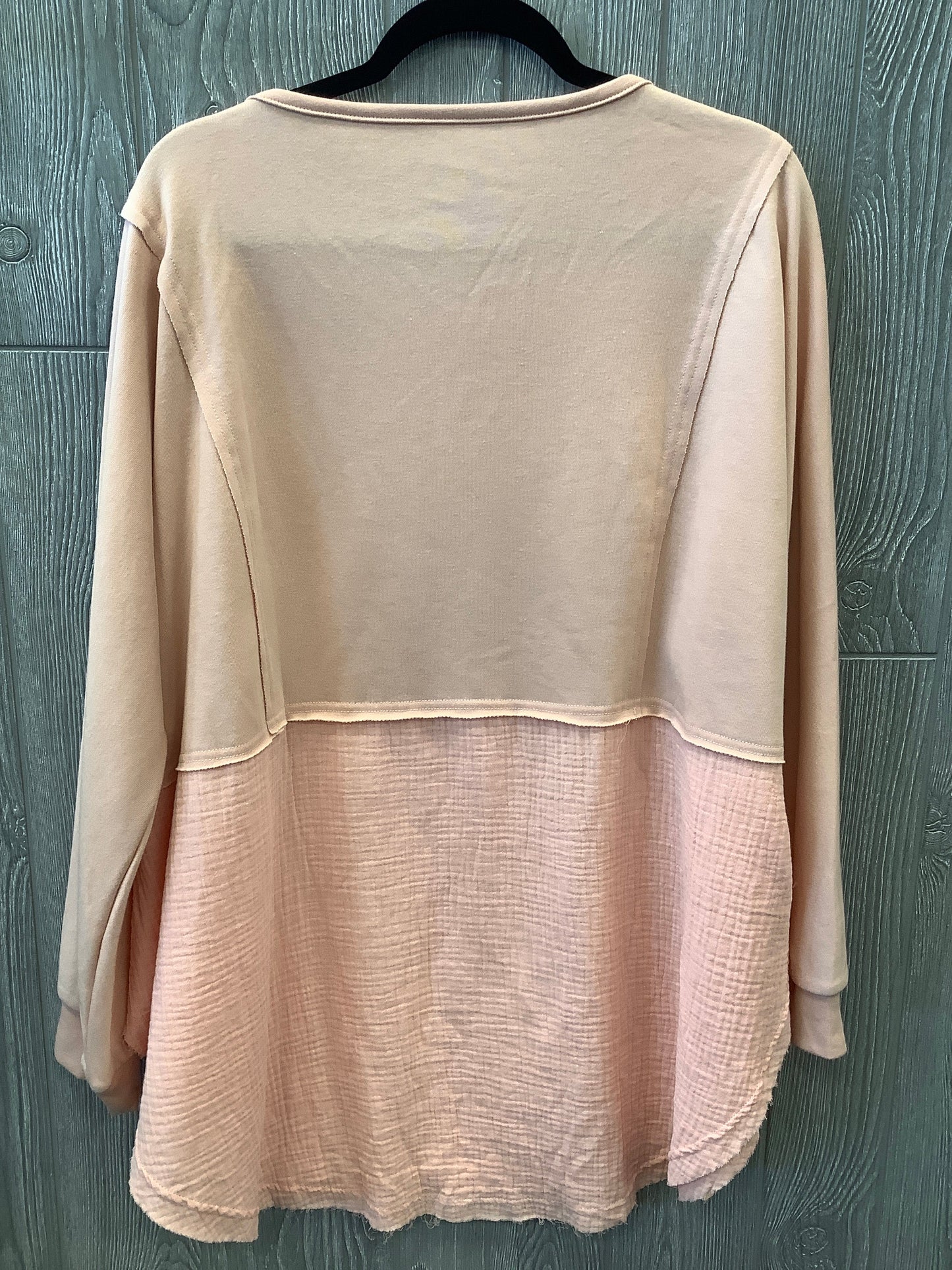 Sweatshirt Crewneck By Clothes Mentor In Pink, Size: Xl