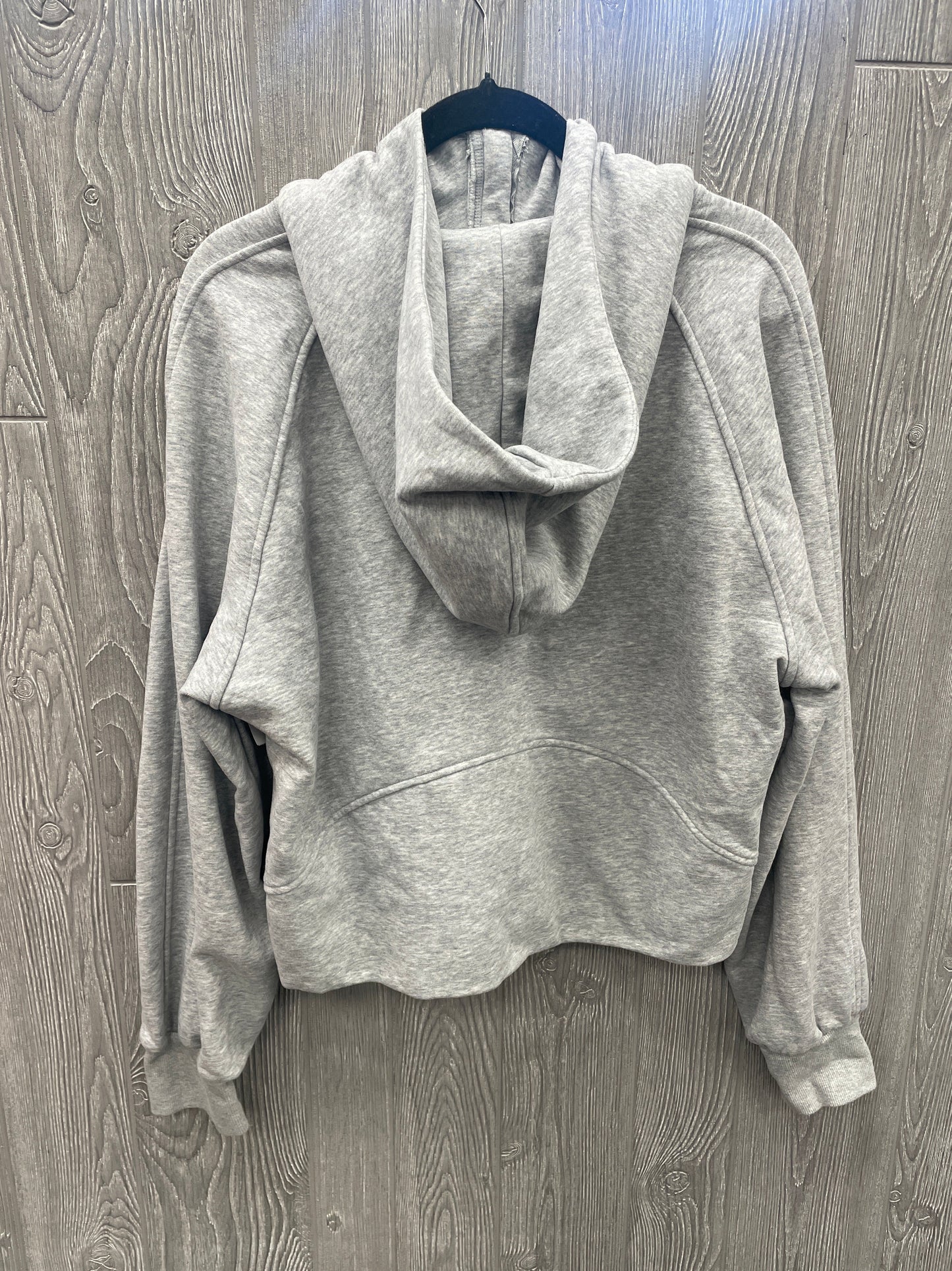 Sweatshirt Hoodie By Clothes Mentor In Grey, Size: Xl