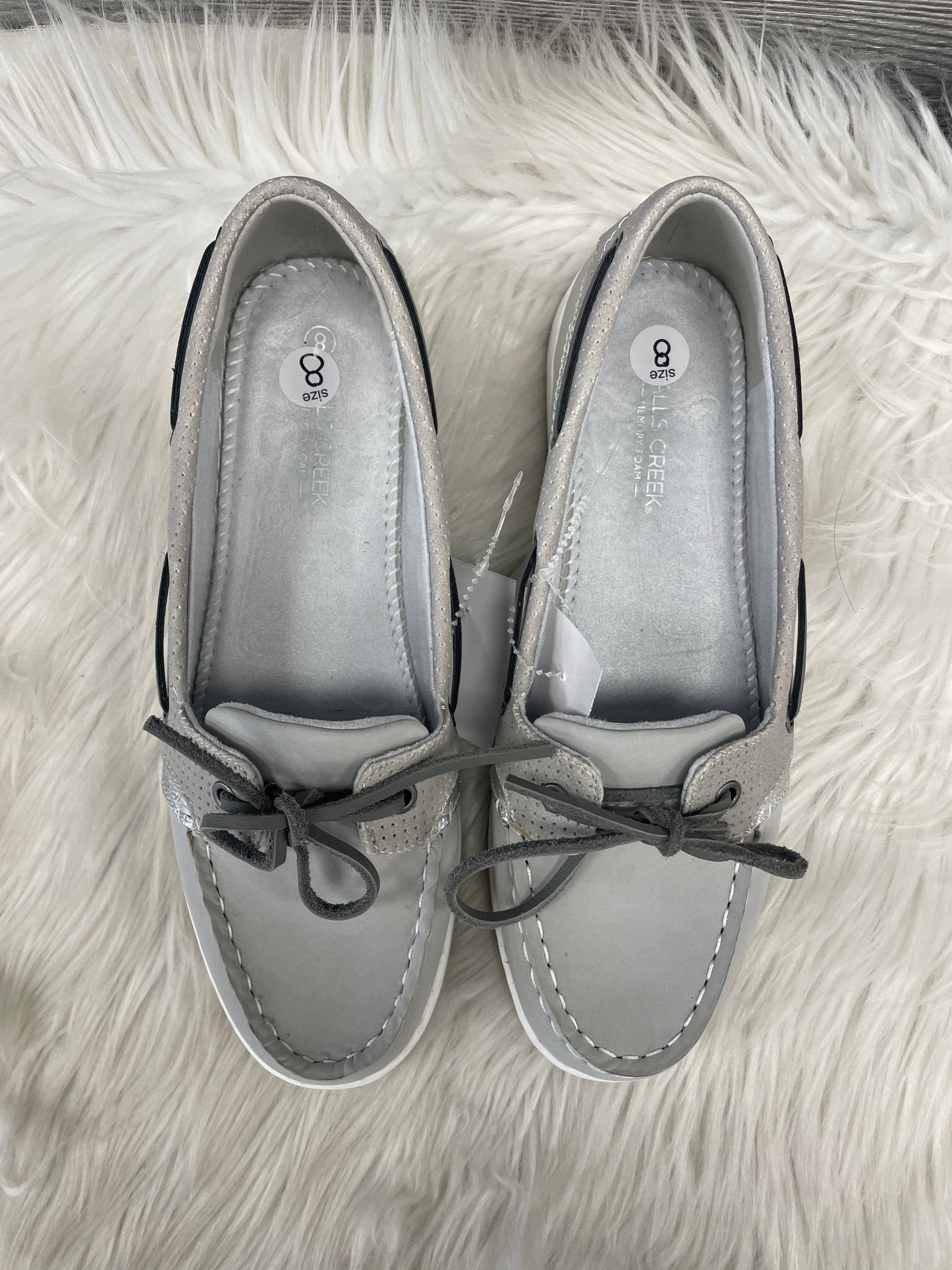 Shoes Flats By Falls Creek In Grey, Size: 8