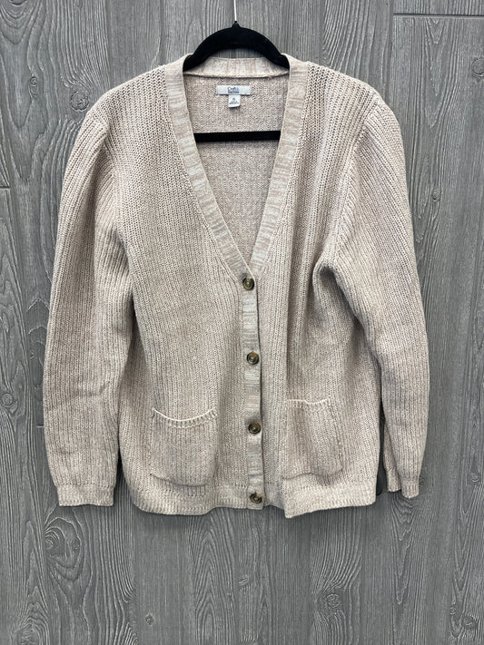 Sweater Cardigan By Croft And Barrow In Beige, Size: Xl