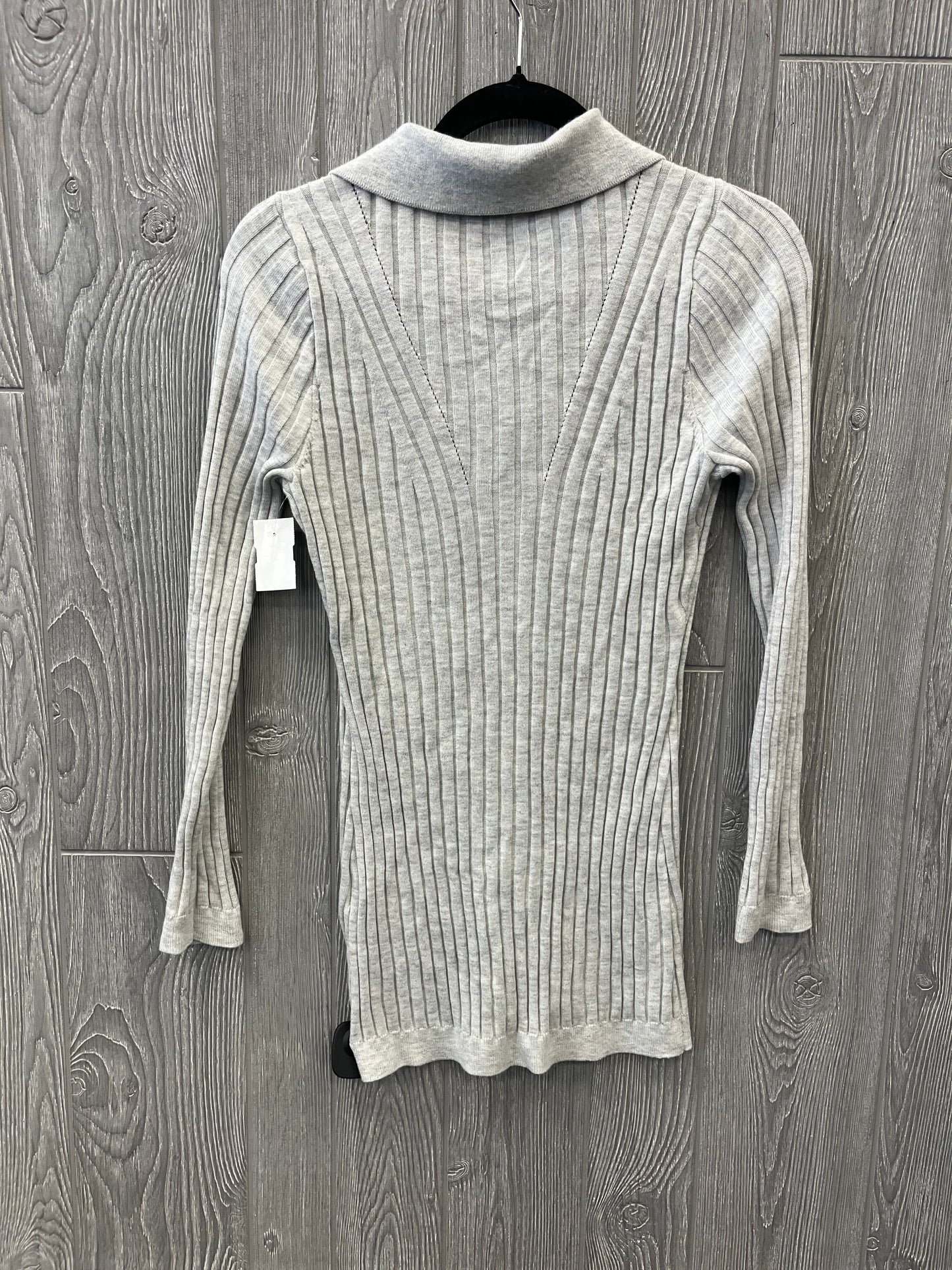 Top Long Sleeve By White House Black Market In Grey, Size: S