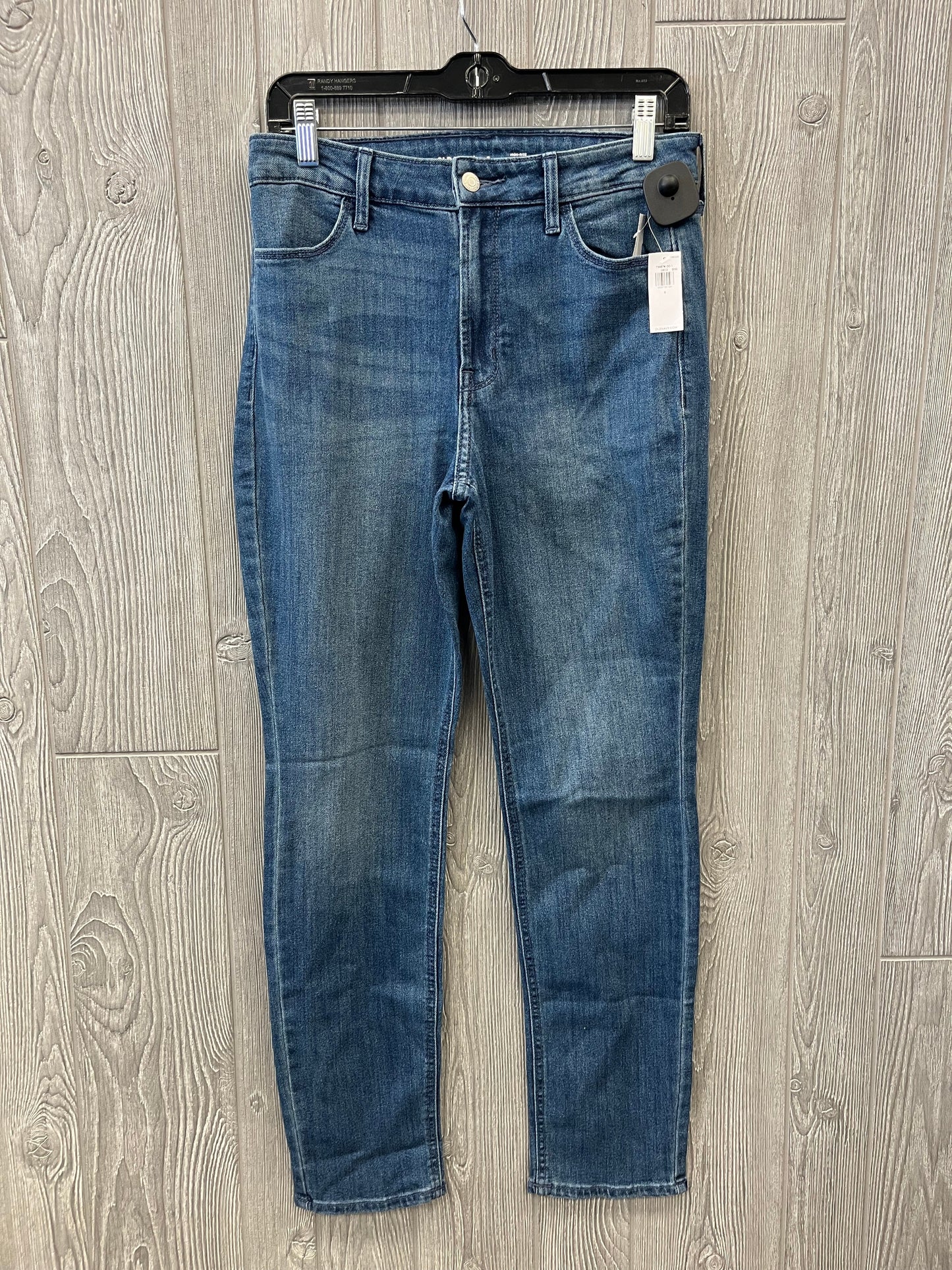 Jeans Straight By Old Navy In Blue Denim, Size: 8