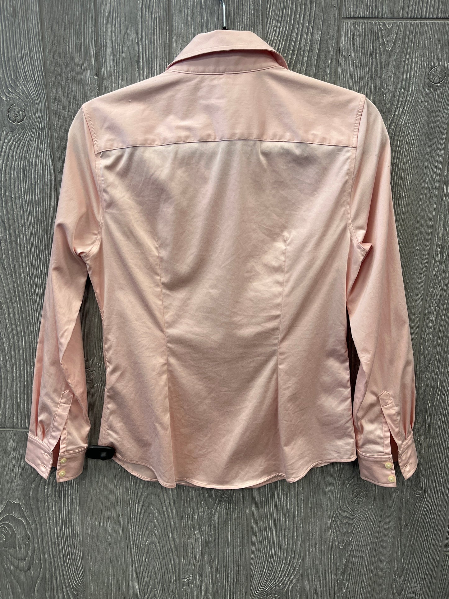 Top Long Sleeve By Banana Republic In Pink, Size: S