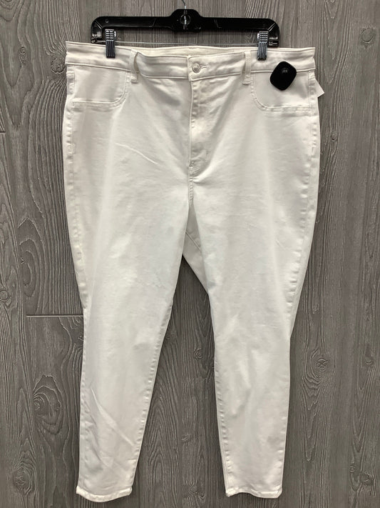 Jeans Jeggings By American Eagle In White, Size: 20