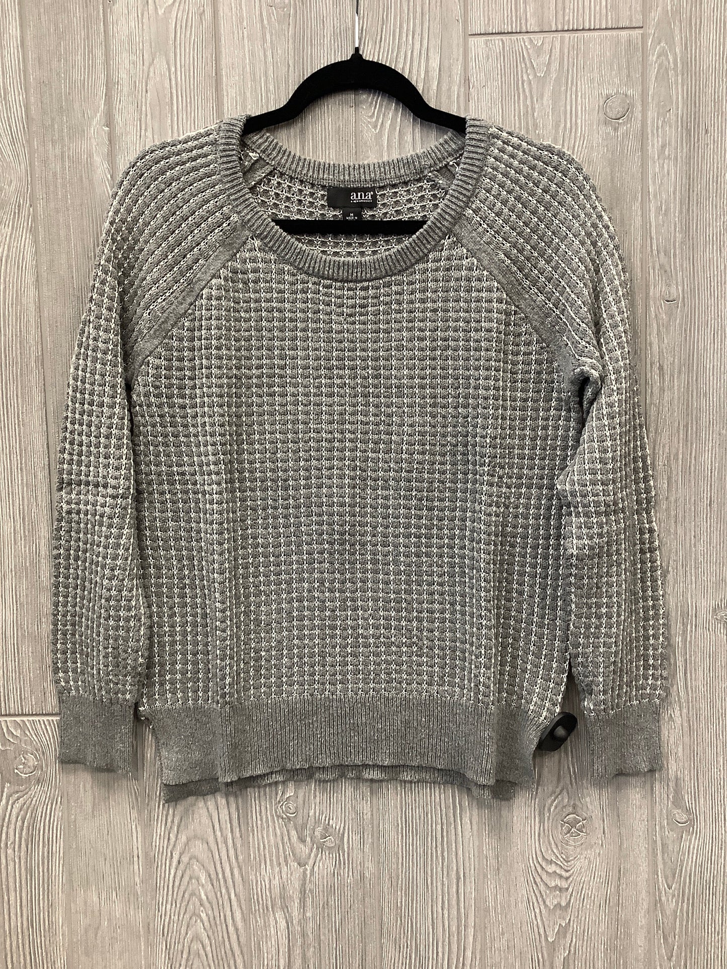 Sweater By Ana In Grey, Size: M