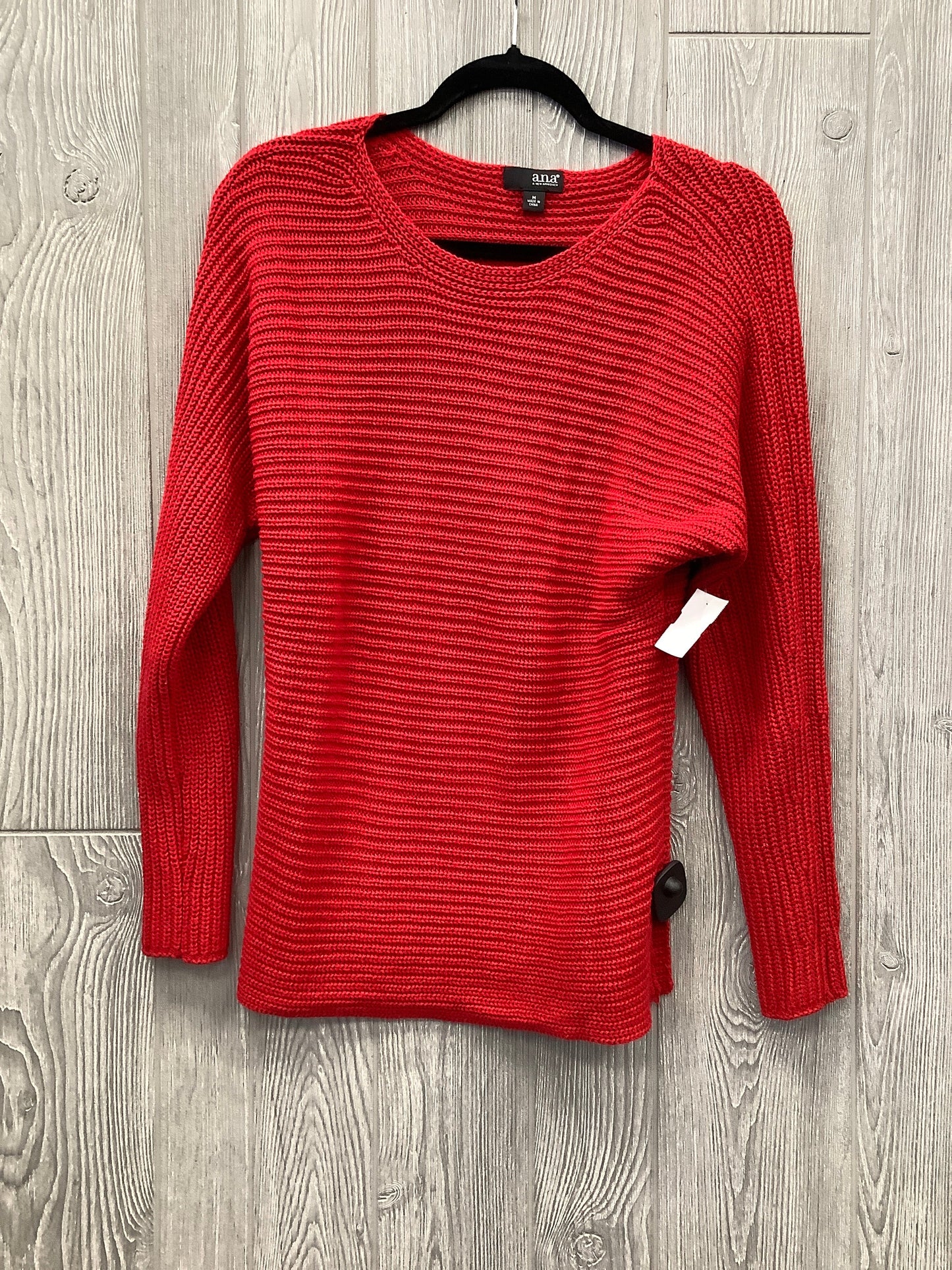 Sweater By Ana In Red, Size: M