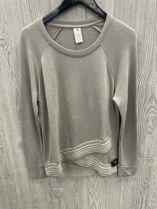 Athletic Top Long Sleeve Crewneck By Active Life In Grey, Size: M