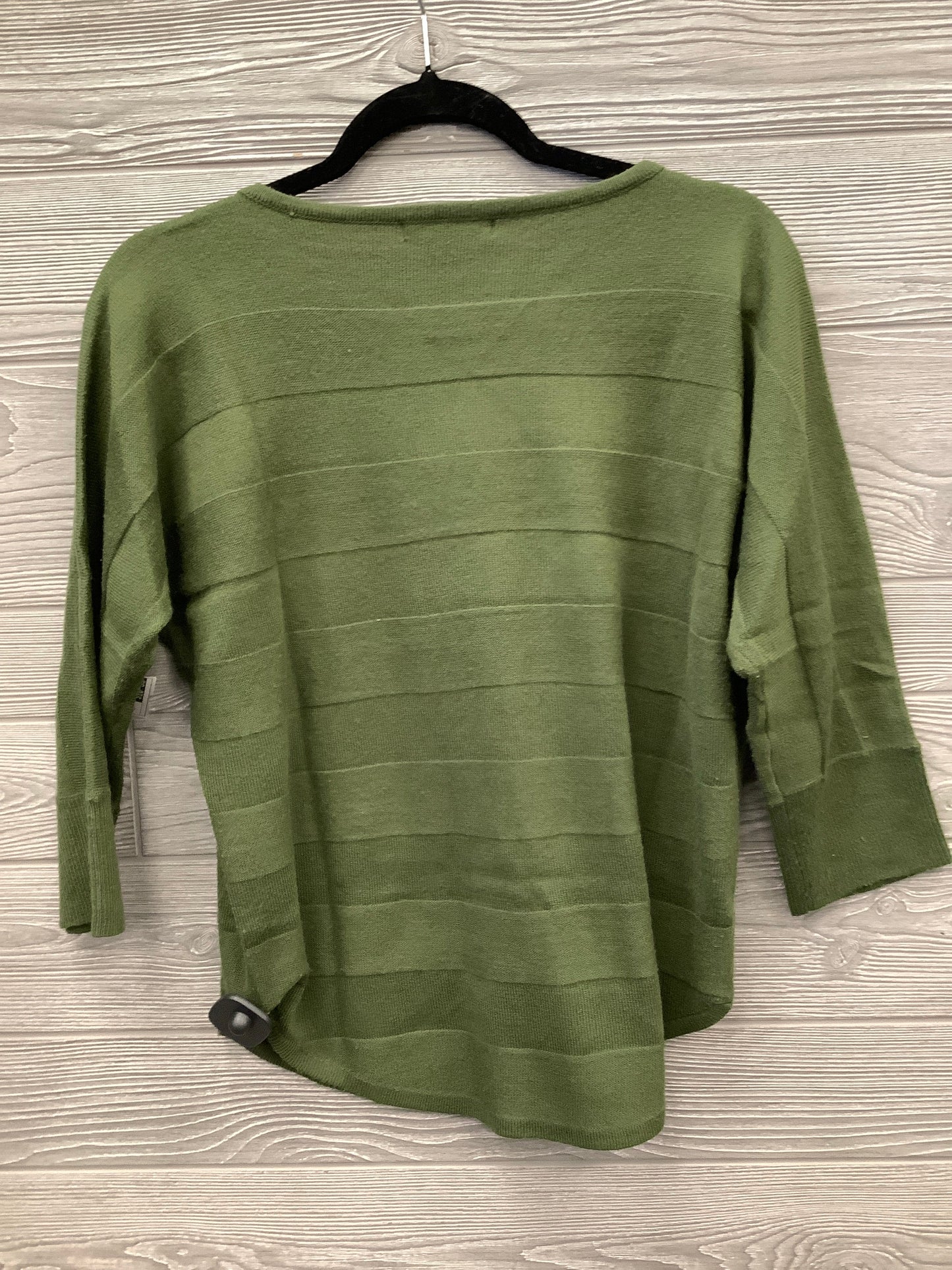 Top Long Sleeve By Design History In Green, Size: M