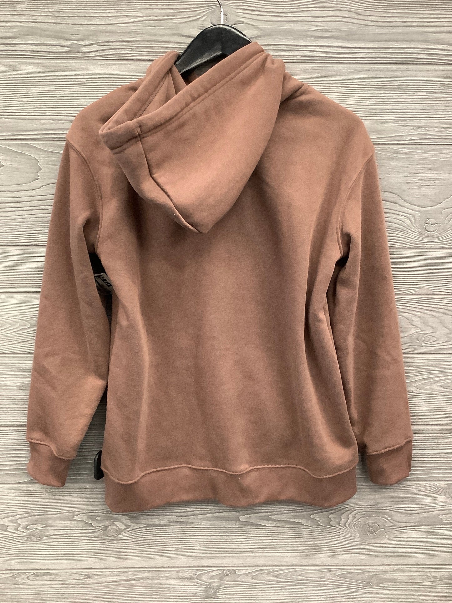 Sweatshirt Hoodie By Ultra Flirt In Brown, Size: S