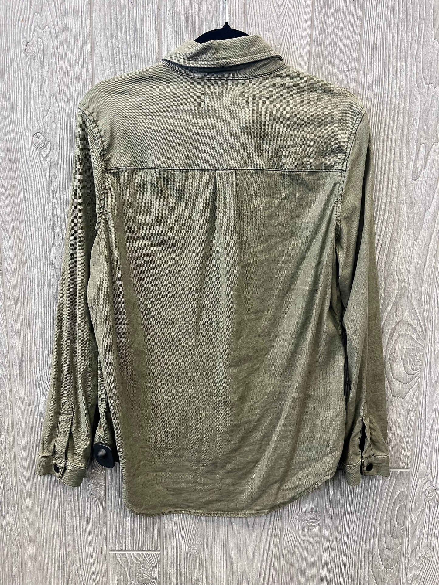 Top Long Sleeve By Level 99 In Green, Size: S