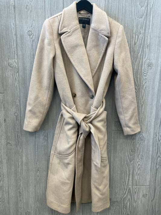 Coat Trench Coat By Bernardo In Tan, Size: S