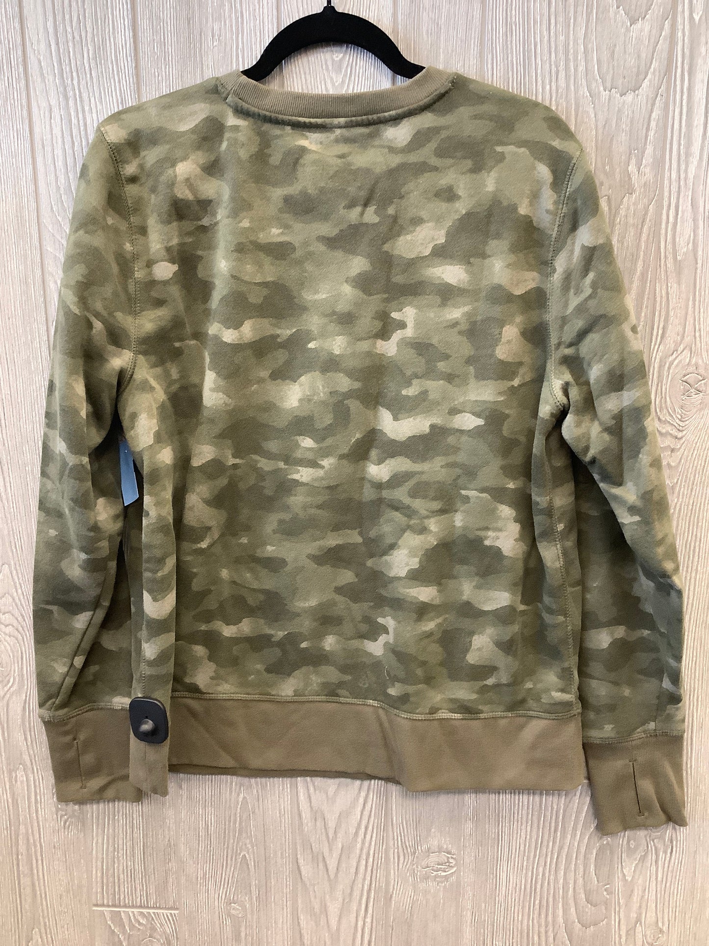 Athletic Sweatshirt Crewneck By Tek Gear In Camouflage Print, Size: L