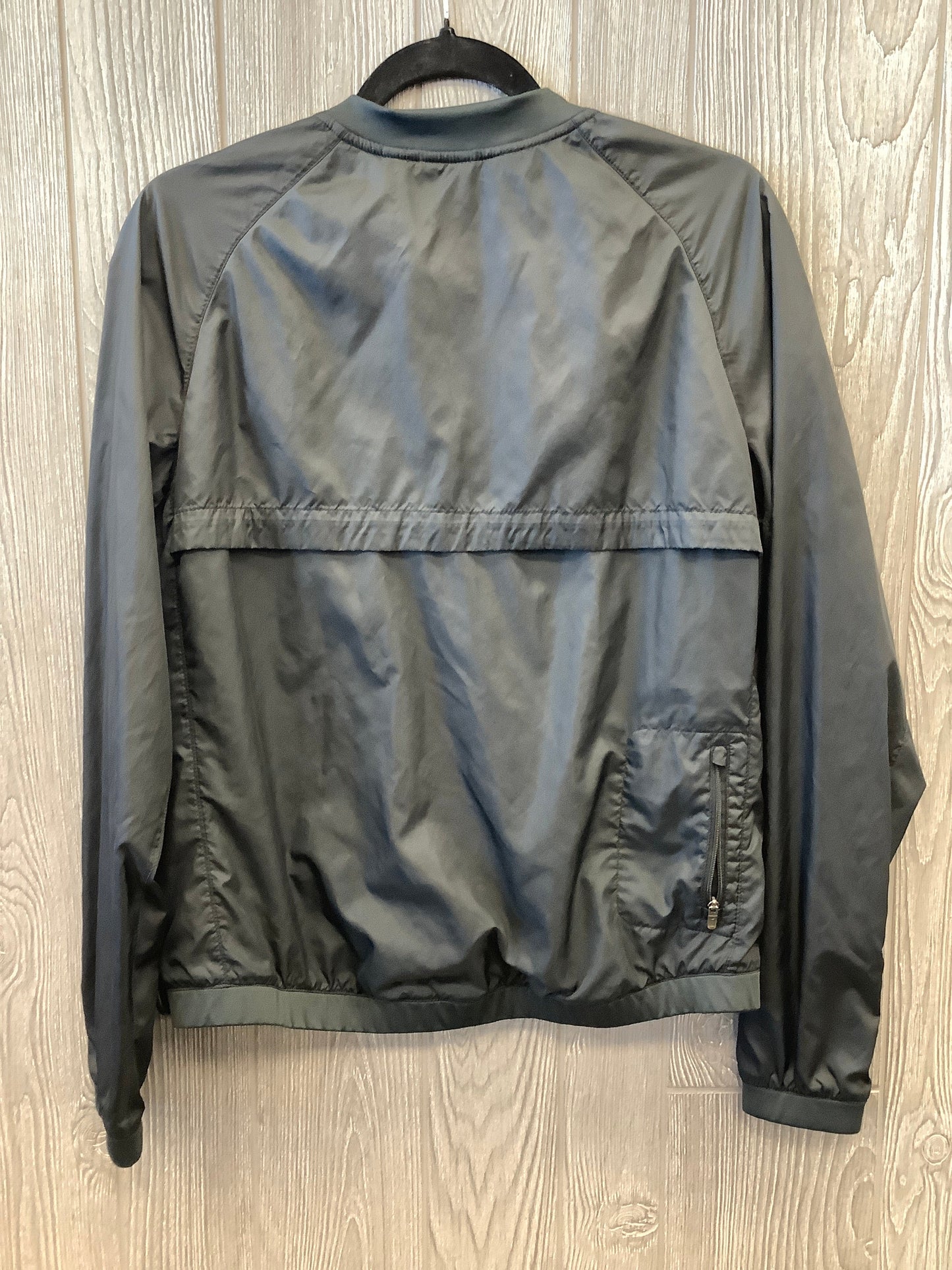 Athletic Jacket By Nike Apparel In Black, Size: L