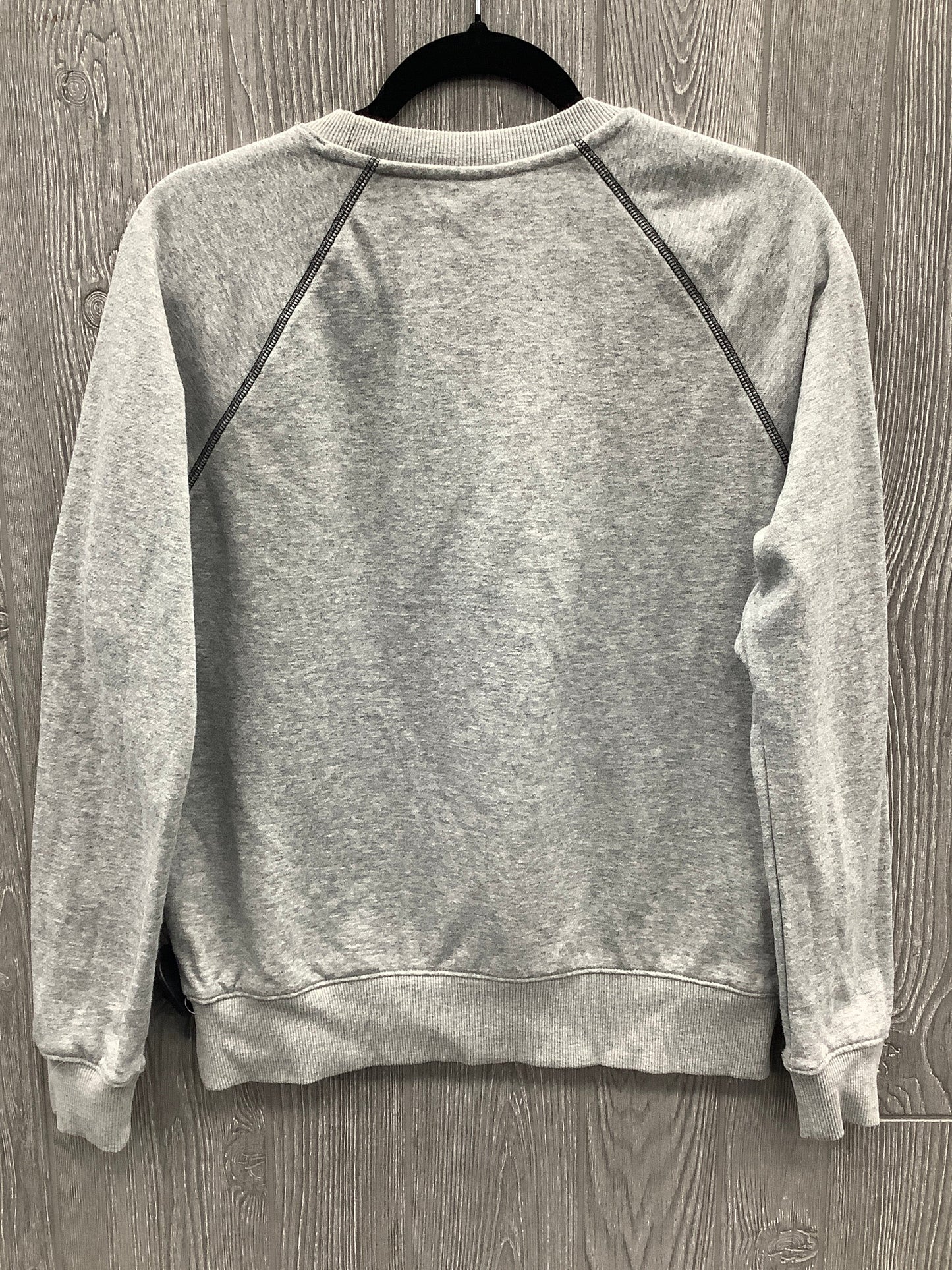 Athletic Sweatshirt Crewneck By Fila In Grey, Size: M