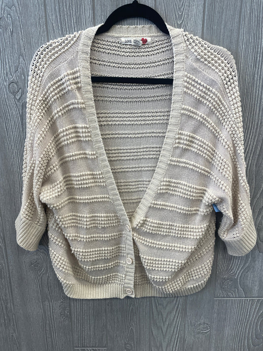 Cardigan By Love By Design In Tan, Size: Xl