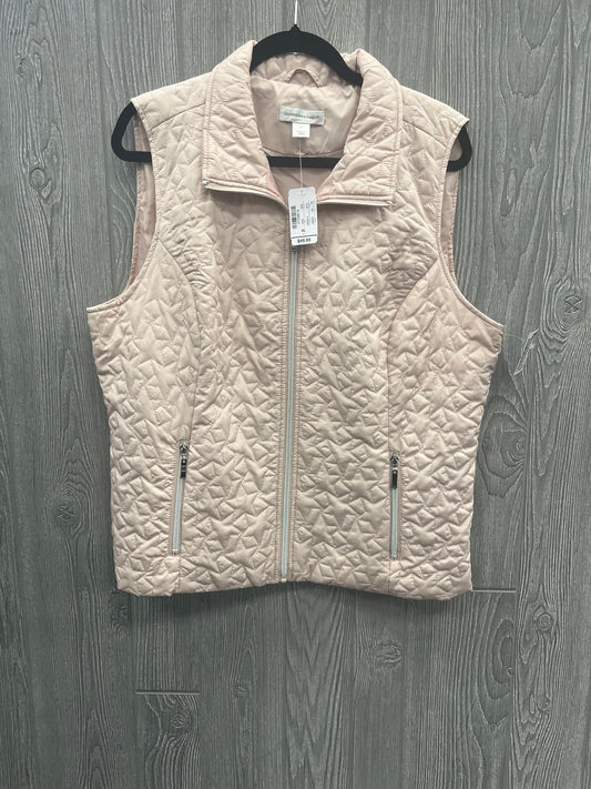 Vest Puffer & Quilted By Christopher And Banks In Pink, Size: Xl