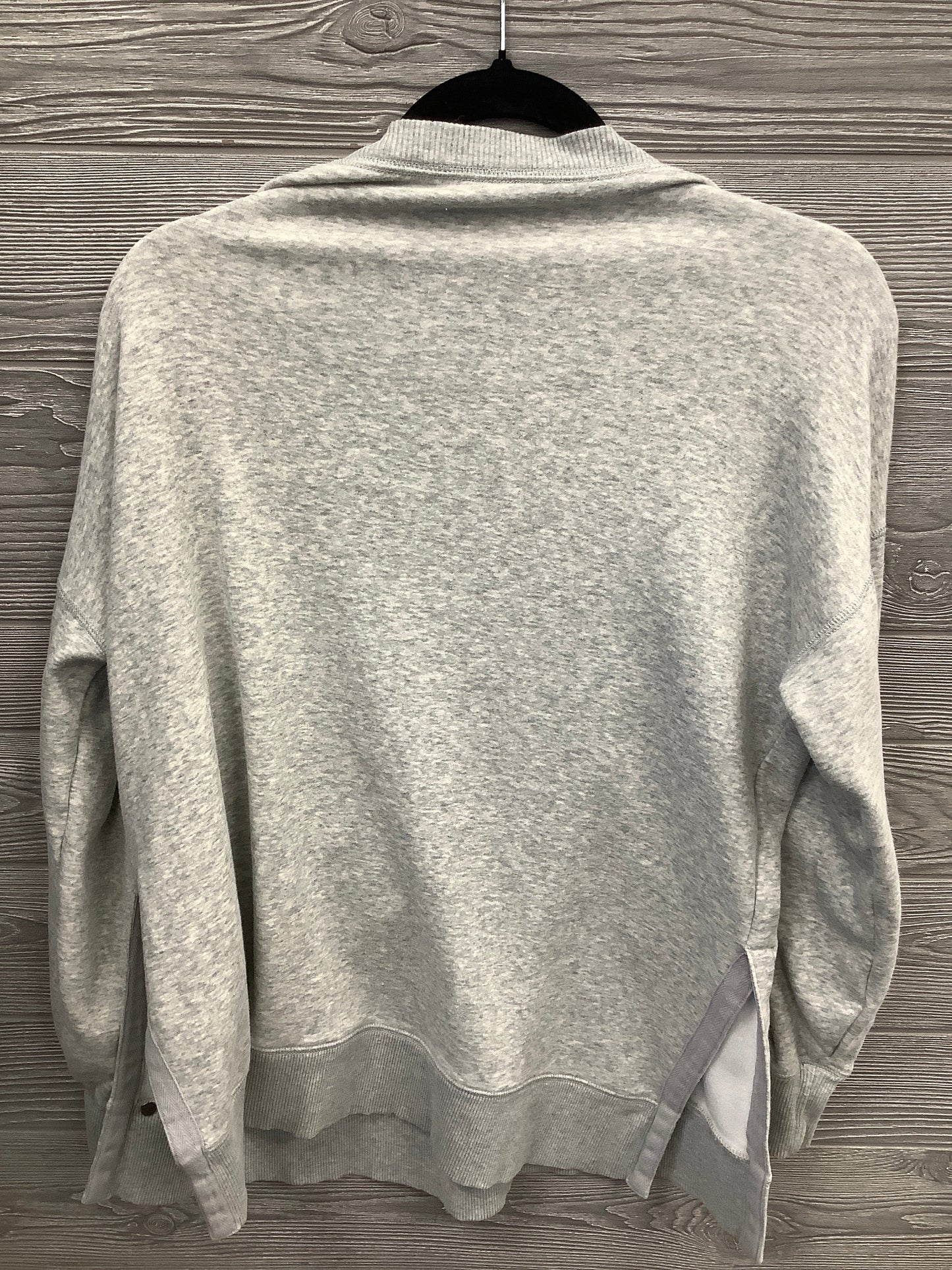 Athletic Sweatshirt Crewneck By Aerie In Grey, Size: S