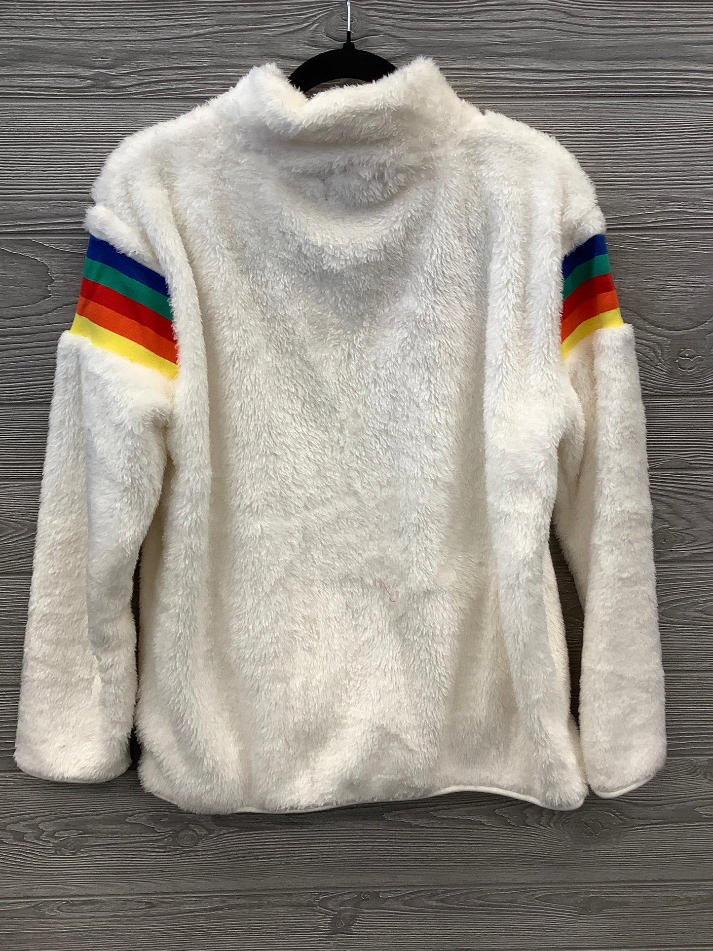 Sweater By Clothes Mentor In Rainbow Print, Size: L