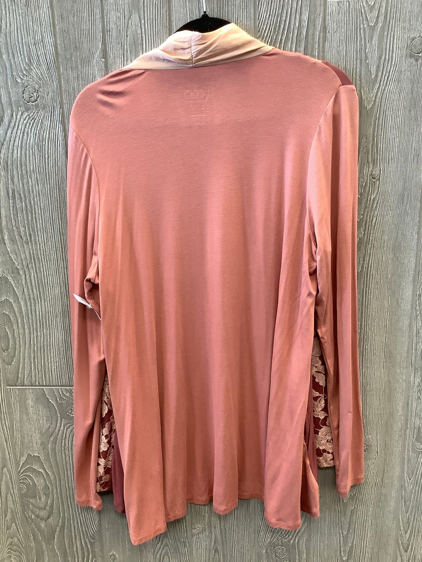 Cardigan By Logo In Pink, Size: M