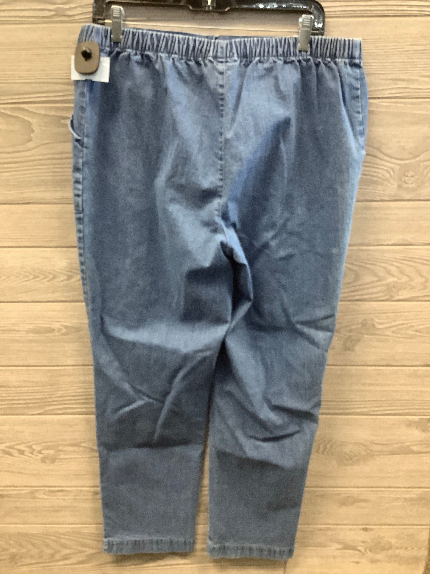 Jeans Straight By Croft And Barrow In Blue, Size: 14