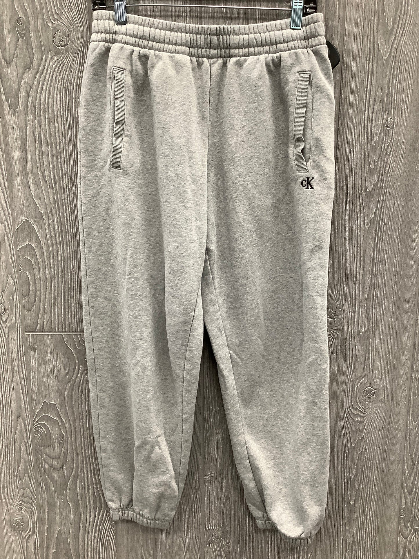 Pants Lounge By Calvin Klein In Grey, Size: M