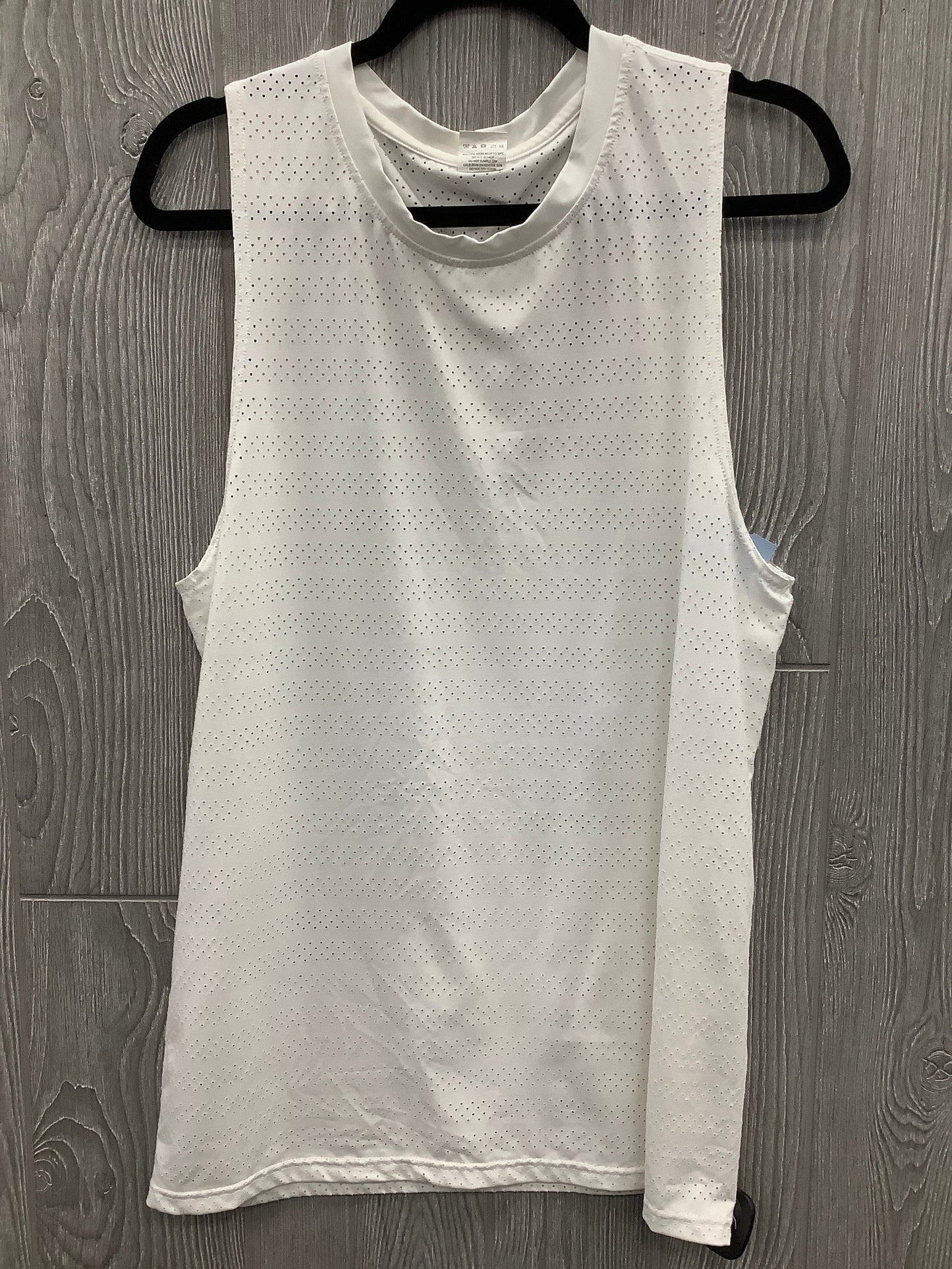 Athletic Tank Top By Zyia In White, Size: Xxl