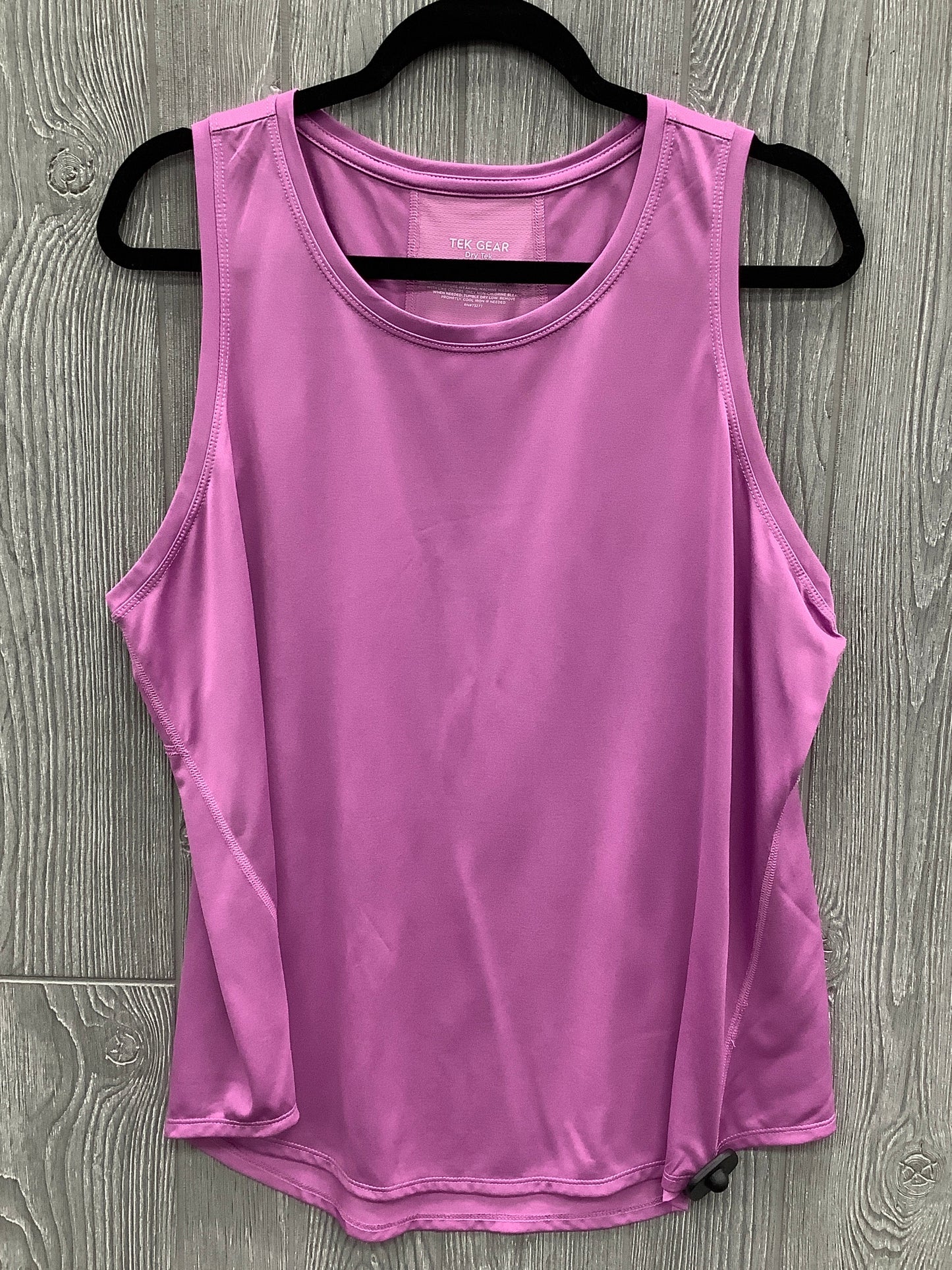 Athletic Tank Top By Tek Gear In Purple, Size: Xxl