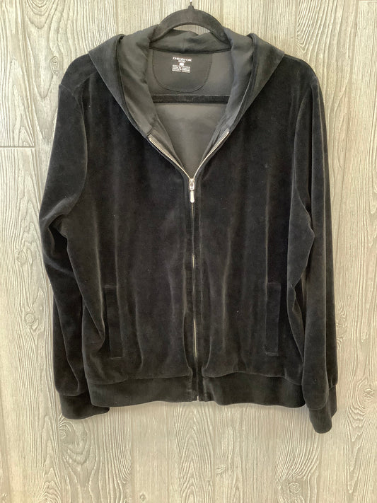 Athletic Jacket By Jones New York In Black, Size: 1x